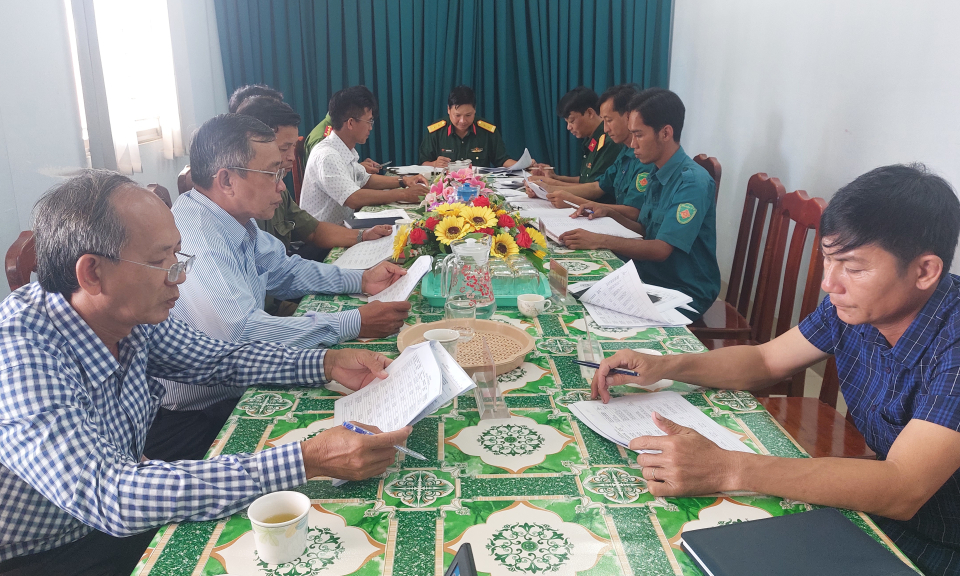 Tân Hưng phúc tra, đối chiếu nguồn công dân sẵn sàng nhập ngũ năm 2023