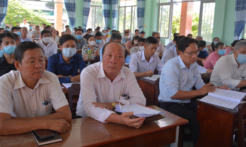 Cần Giuộc tập huấn công tác kiểm tra giám sát và thi hành kỷ luật trong Đảng năm 2022