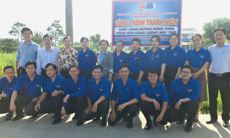 Cần Giuộc khánh thành công trình chào mừng Đại hội đoàn các cấp, nhiệm kỳ 2022-2027