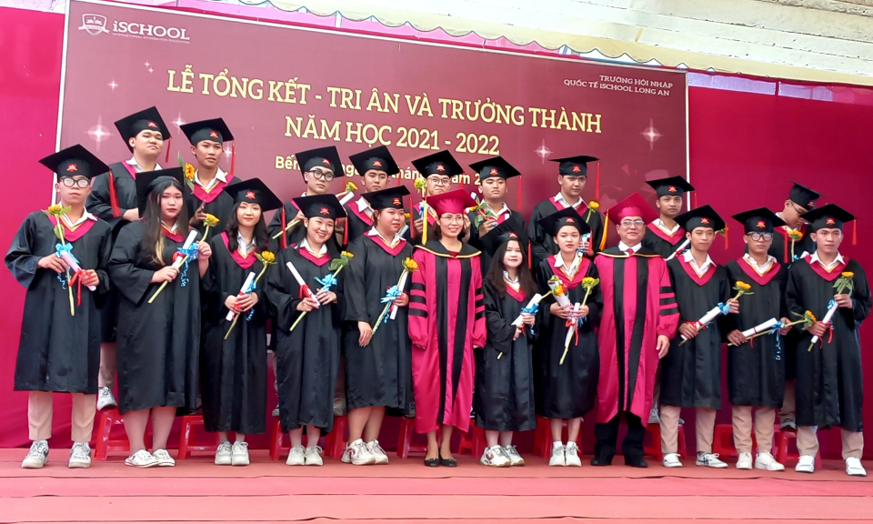 Trường Quốc tế Ischool Long An tổ chức Lễ tổng kết - tri ân và trưởng thành năm học 2021 – 2022