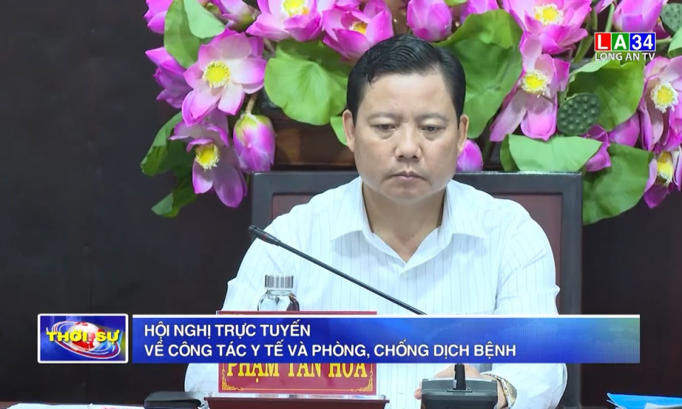 Hội nghị trực tuyến về công tác y tế và phòng, chống dịch bệnh