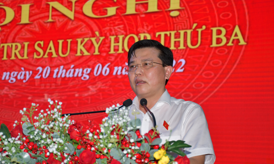 Đại biểu Quốc hội tỉnh Long An khoá XV tiếp xúc cử tri huyện Đức Hòa sau kỳ họp thứ ba