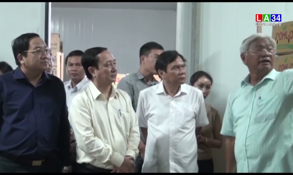 Bộ trưởng Bộ KH&CN Huỳnh Thành Đạt thăm và làm việc với Công ty TNHH Huy Long An tại Đức Huệ