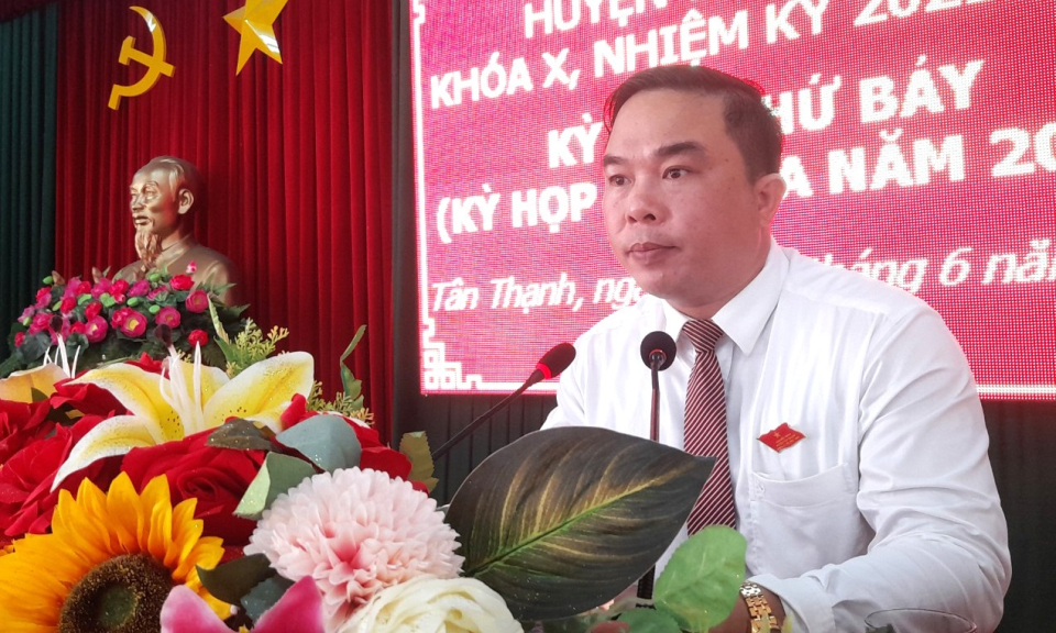 HĐND huyện Tân Thạnh khóa X, nhiệm kỳ 2021-2026 khai mạc Kỳ họp thứ 7 (kỳ họp lệ giữa năm 2022) 