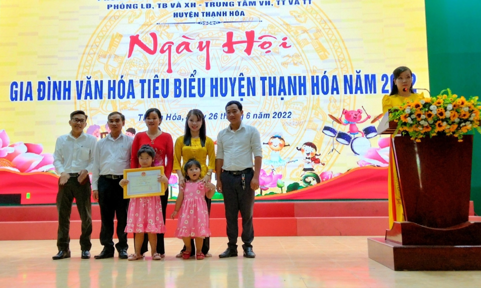Thạnh Hóa tổ chức Ngày hội Gia đình văn hóa tiêu biểu năm 2022