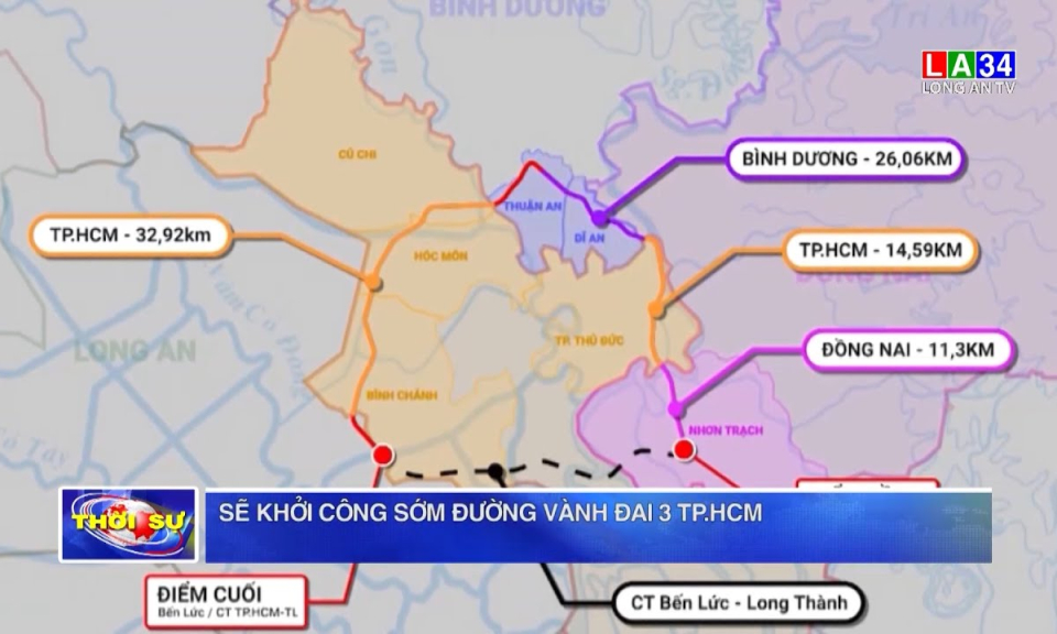 Sẽ khởi công sớm đường vành đai 3 TP.HCM