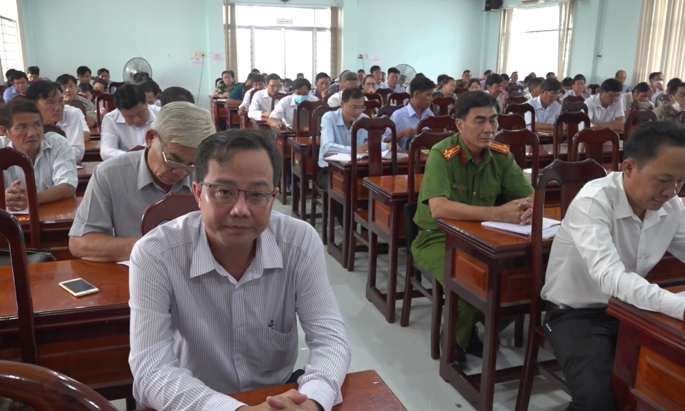 Tân Hưng tổ chức lớp bồi dưỡng cấp ủy cở sở năm 2022