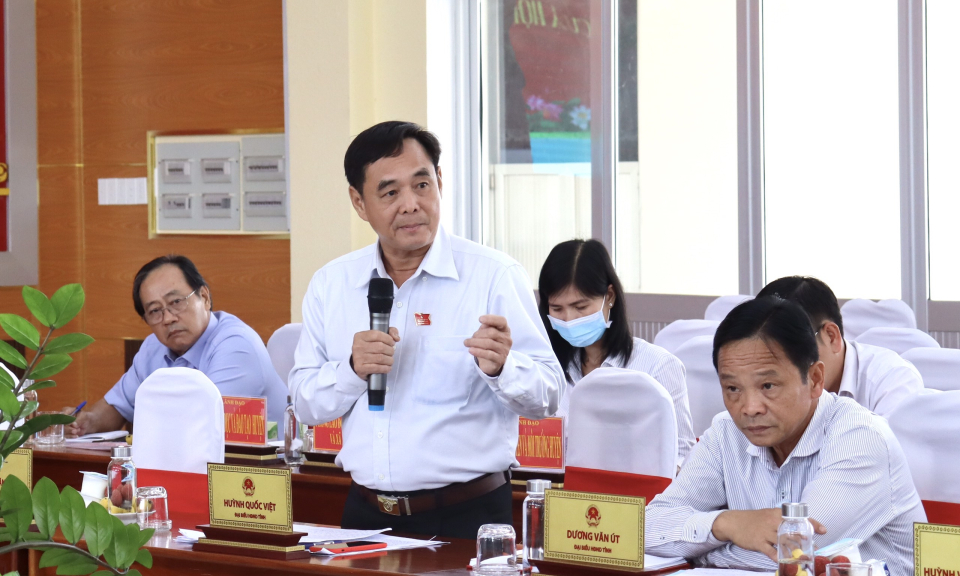 Cụm thảo luận số 2 lấy ý kiến đóng góp các nội dung trình tại kỳ họp thứ 6, HĐND tỉnh khóa X