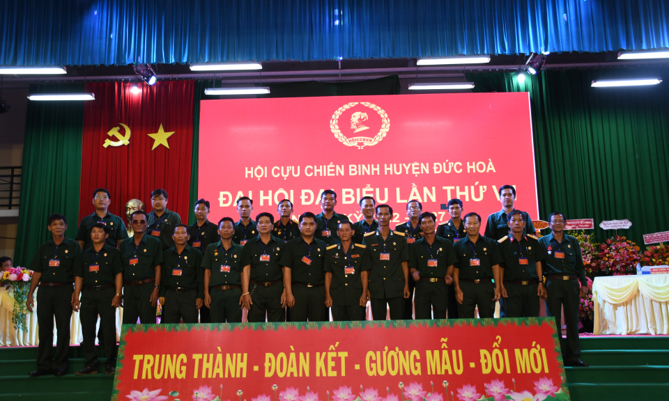 Đại hội đại biểu Hội Cựu chiến binh huyện Đức Hòa lần thứ VII, nhiệm kỳ 2022-2027
