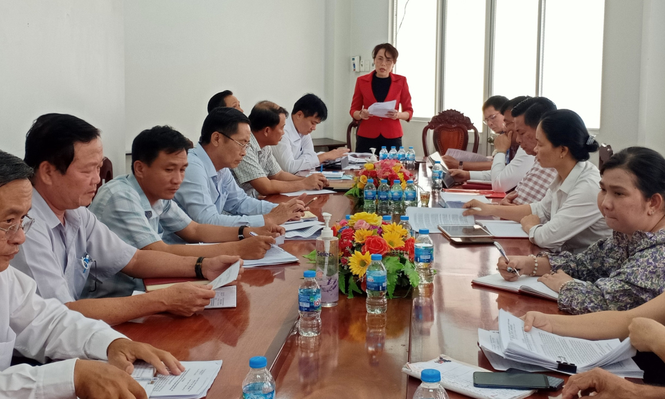 Cụm thảo luận số 3 lấy ý kiến các nội dung trình tại kỳ họp thứ 6 HĐND tỉnh