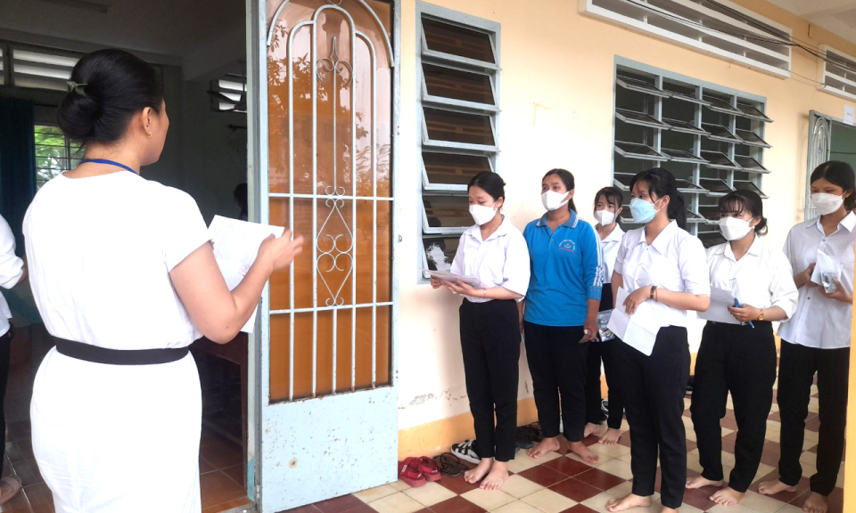 Tân Thạnh có 555 thí sinh tham gia kỳ thi tốt nghiệp THPT năm 2022