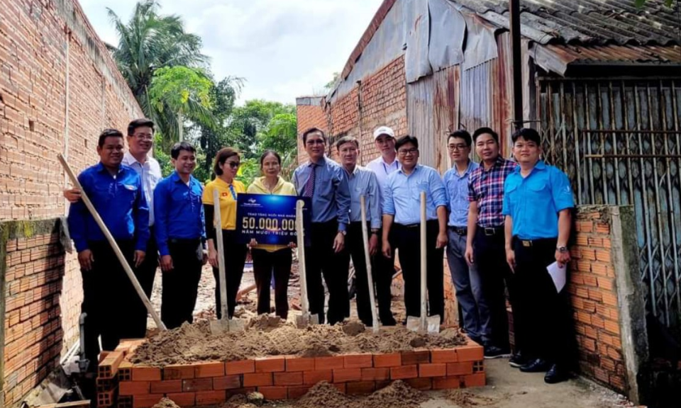 Thành đoàn Tân An khởi công xây dựng “Nhà nhân ái”