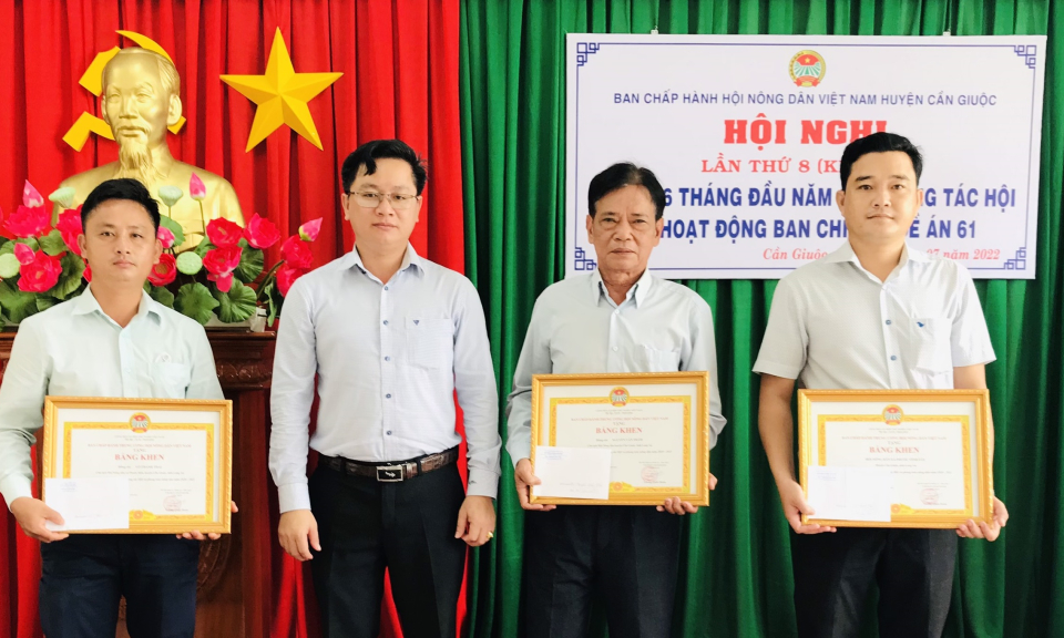 Cần Giuộc sơ kết công tác hội và phong trào nông dân 6 tháng đầu năm 2022