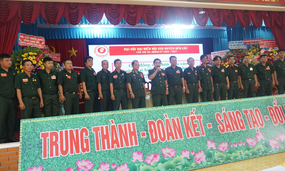 Đại hội Đại biểu Hội Cựu chiến binh huyện Bến Lức lần thứ VII, nhiệm kỳ 2022-2027