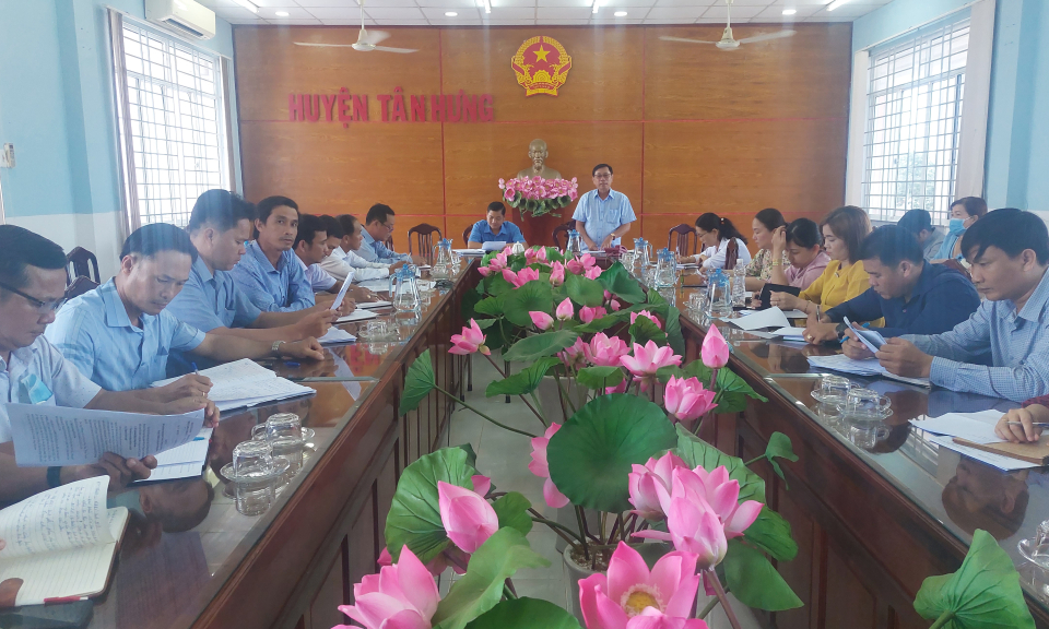 Tân Hưng sơ kết ngành Văn hóa, Thông tin và Truyền thông 06 tháng đầu năm 2022
