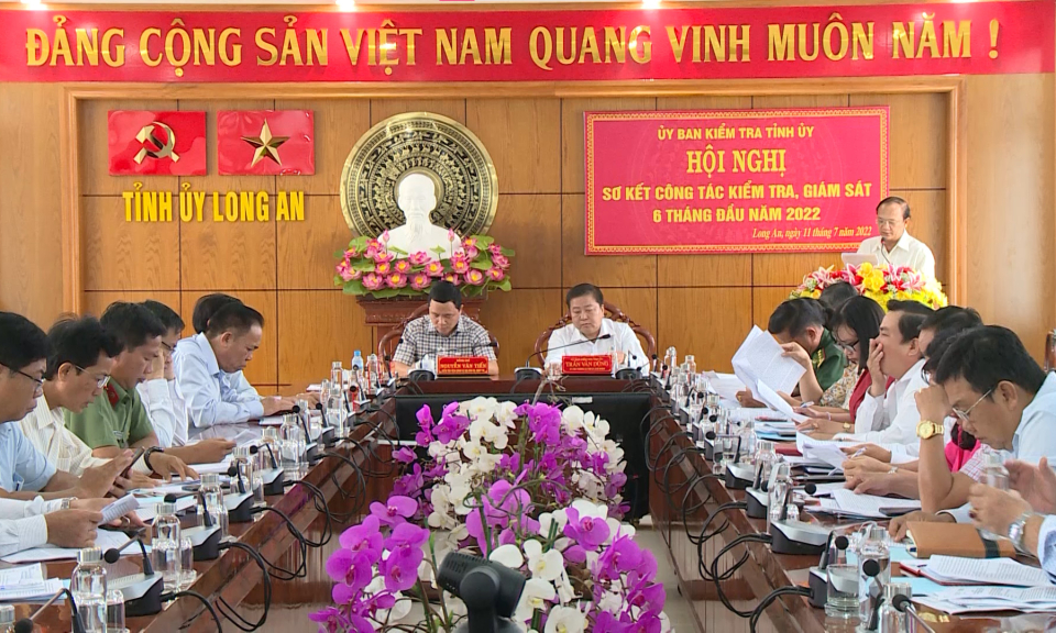 Sơ kết công tác kiểm tra, giám sát và kỷ luật Đảng 6 tháng đầu năm 2022