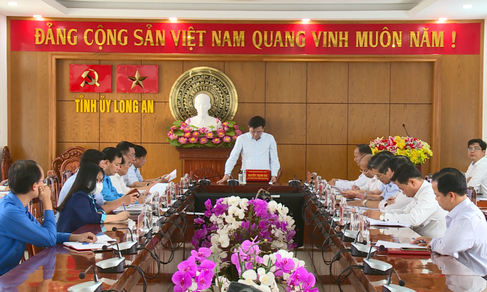Giao ban các cơ quan Khối Đảng, Mặt trận Tổ quốc các tổ chức chính trị - xã hội quý II năm 2022