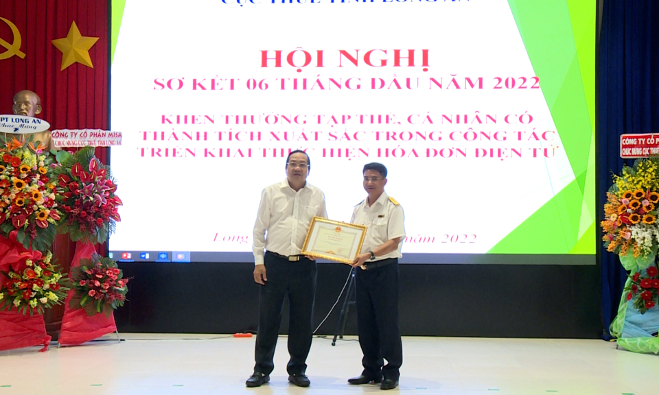 Cục Thuế tỉnh Long An sơ kết công tác thuế 6 tháng đầu năm 2022