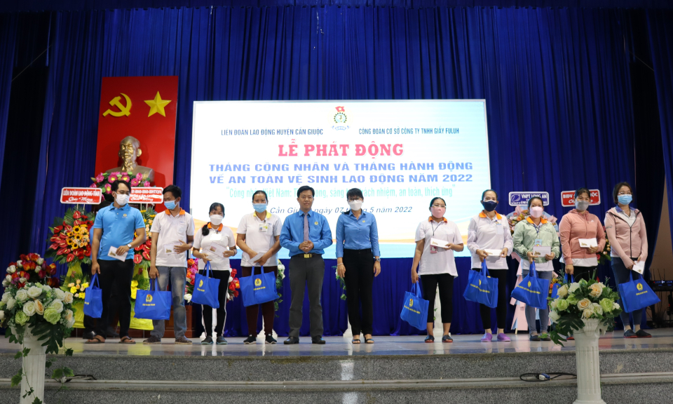 Cần Giuộc sơ kết hoạt động công đoàn 6 tháng đầu năm 2022