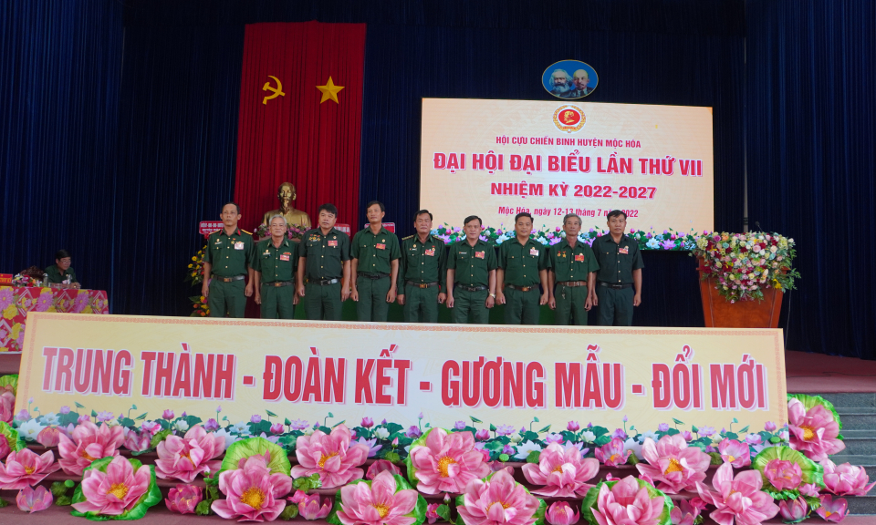 Đại hội Đại biểu Hội Cựu chiến binh huyện Mộc Hóa nhiệm kỳ 2022-2027
