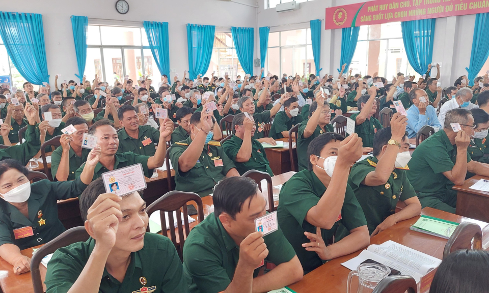 Đại hội Đại biểu Hội CCB thành phố Tân An lần thứ VII, nhiệm kỳ 2022 - 2027