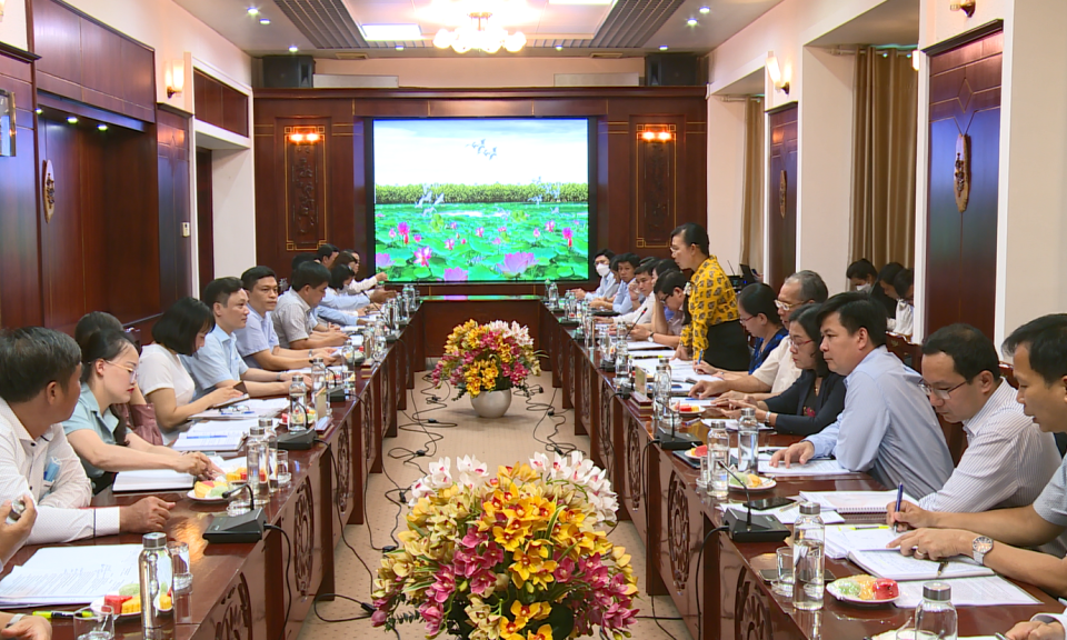 Long An: Tiếp và làm việc Đoàn kiểm tra Bộ Tư pháp