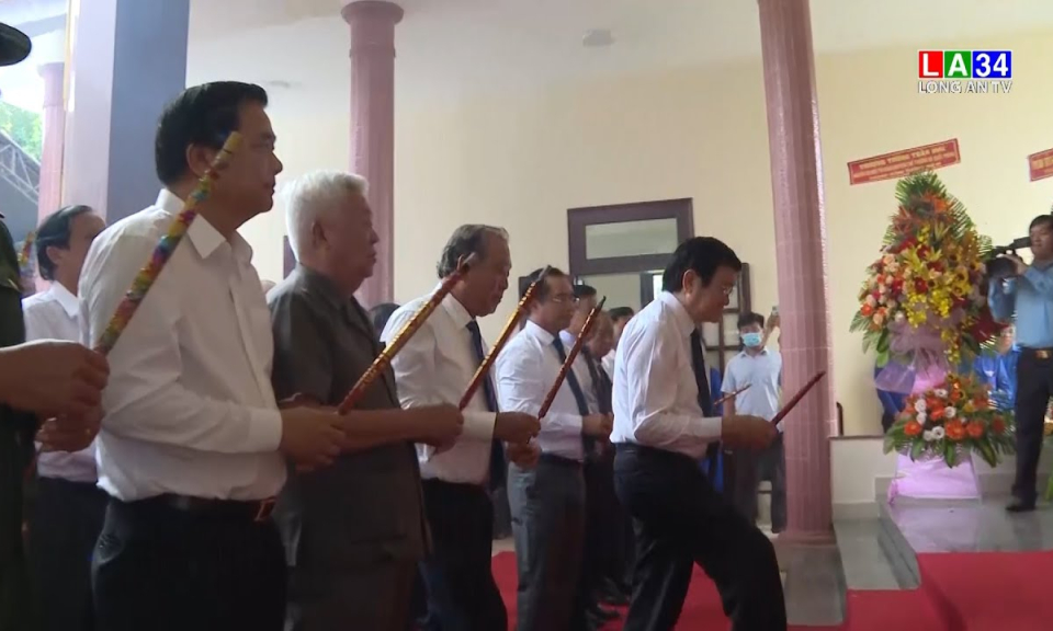 Lễ dâng hương kỷ niệm 55 năm sự kiện 45 ngày đêm đánh Mỹ của quân và nhân dân Cần Giuộc (1967-2022)