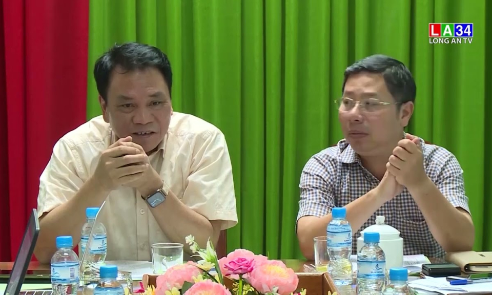 Bộ Lao động - Thương binh và Xã hội làm việc với tỉnh Long An