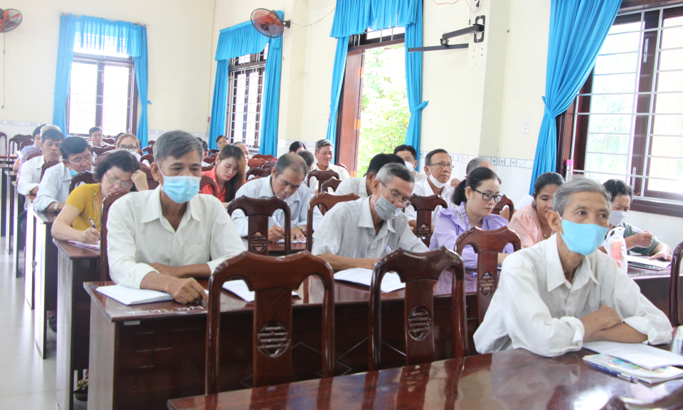 Thủ Thừa: Lớp bồi dưỡng công tác mặt trận