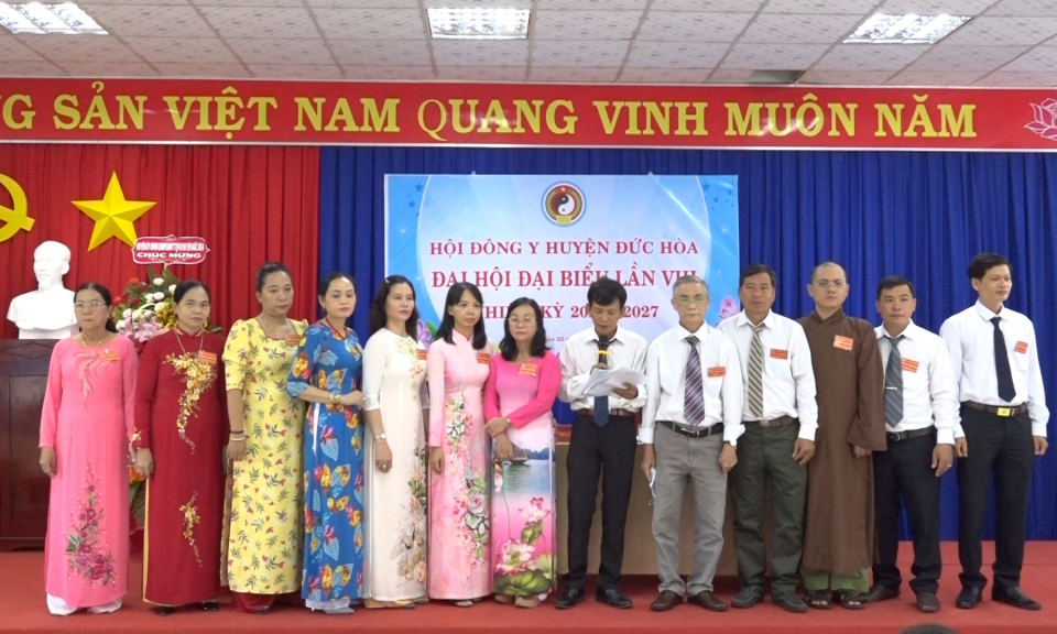Đại hội Hội Đông y huyện Đức Hòa lần thứ VIII, nhiệm kỳ 2022-2027