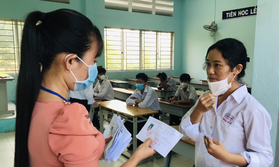 Cần Giuộc: 2.171 thí sinh thi tuyển sinh lớp 10