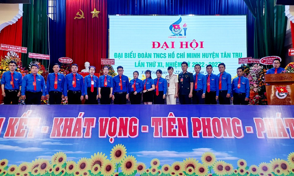 Đại hội Đoàn TNCS Hồ Chí Minh huyện Tân Trụ: Nguyễn Tấn Đạt tái cử chức danh Bí thư 