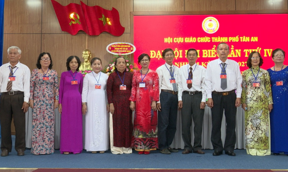 Đại hội Đại biểu Hội Cựu giáo chức Thành phốTân An lần thứ IV, nhiệm kỳ 2022 - 2027
