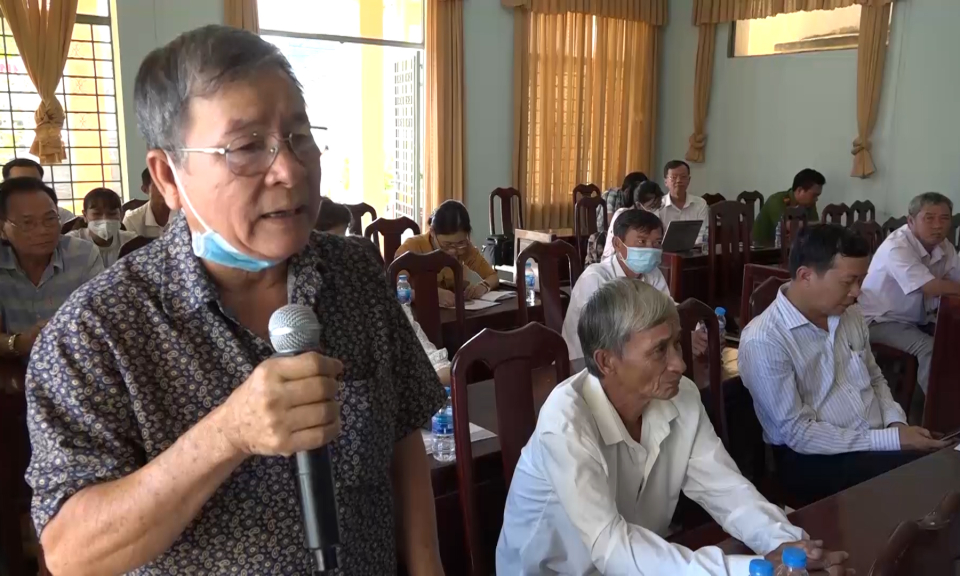 Đức Hòa: Đại biểu HĐND tỉnh, đại biểu HĐND huyện tiếp xúc cử tri 7 xã, thị trấn
