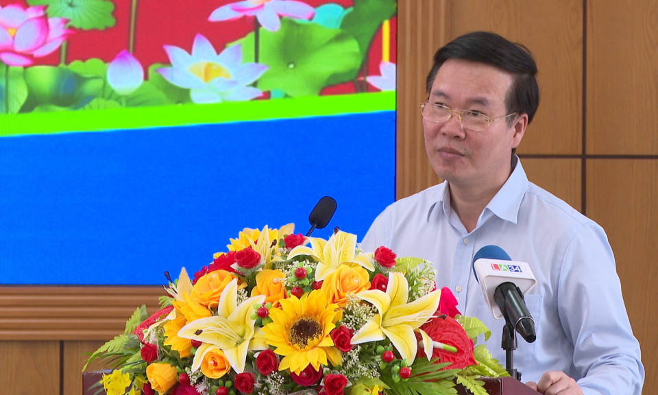 Thường trực Ban Bí thư Trung ương Đảng – Võ Văn Thưởng thăm, làm việc tại Long An