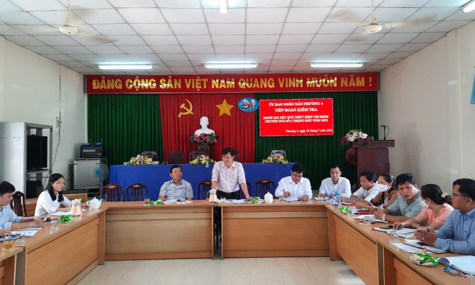 Thí điểm chuyển đổi số cho cấp xã trên địa bàn Phường 4, thành phố Tân An