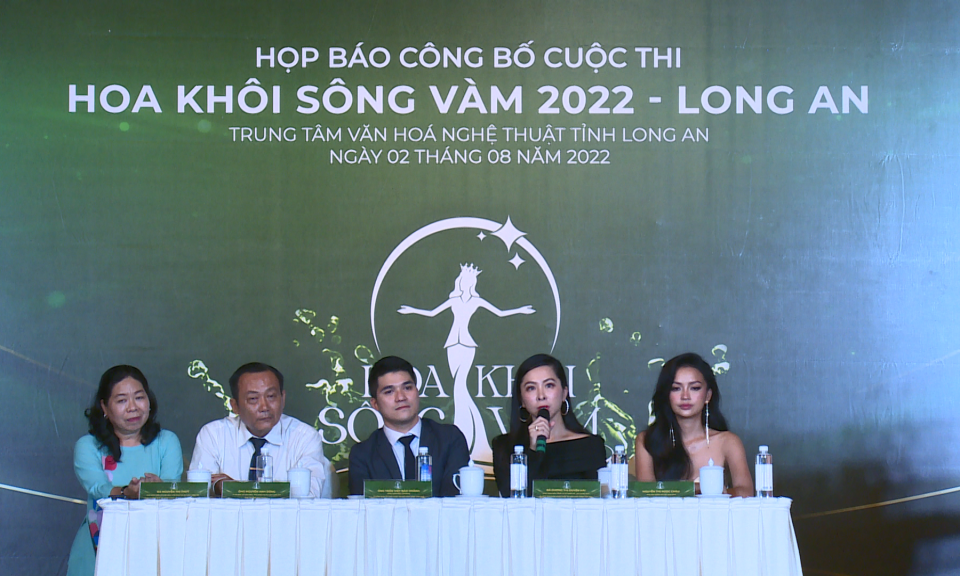 Họp báo giới thiệu và công bố cuộc thi "Hoa khôi Sông Vàm 2022"
