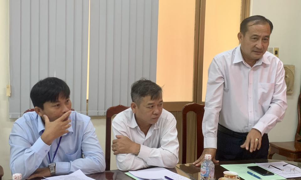 Đoàn kiểm tra công tác cải cách hành chính tỉnh làm việc tại huyện Châu Thành