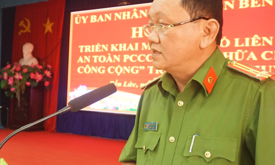 Bến Lức: Mô hình “Tổ liên gia an toàn phòng cháy, chữa cháy” và “Điểm chữa cháy công cộng”