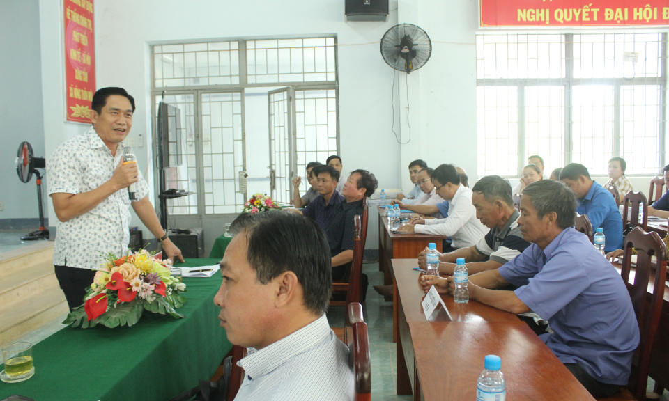 Huyện ủy Đức Huệ quán triệt các nội dung công trình giao thông xã Mỹ Quý Tây