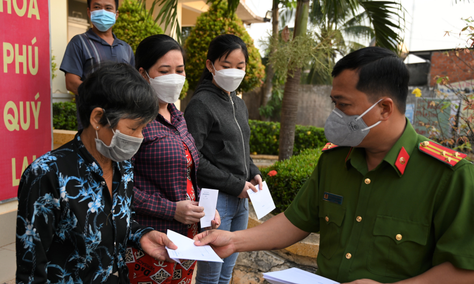 Công an huyện Bến Lức đẩy mạnh công tác dân vận