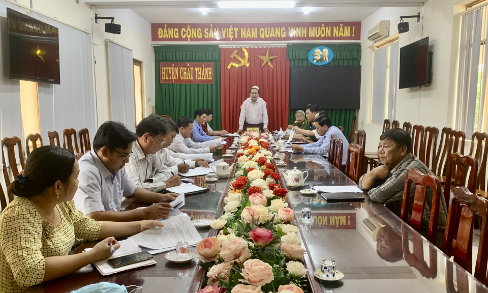 Ban An toàn giao thông huyện Châu Thành sơ kết 06 tháng đầu năm 2022