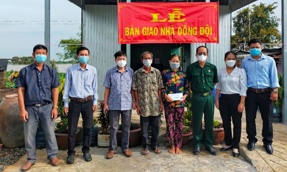 “Quỹ xây nhà đồng đội” của Hội Cựu chiến binh huyện Tân Hưng