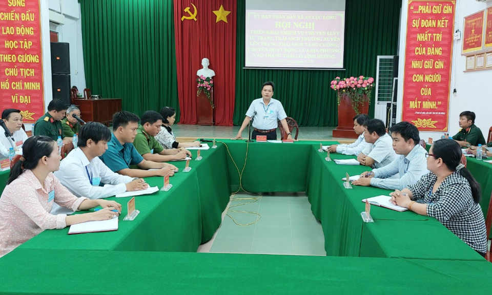 Xã An Lục Long tổ chức diễn tập chiến đấu trong khu vực  phòng thủ năm 2022