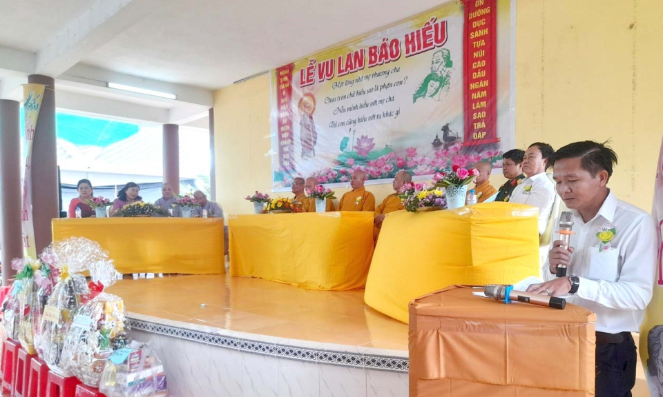 Tân Thạnh: Chùa Vạn Linh xã Tân Ninh tổ chức đại lễ Vu lan - Báo hiếu