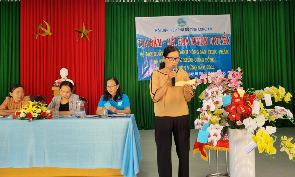 Thành phố Tân An tuyên truyền về sản xuất, kinh doanh nông sản thực phẩm an toàn 