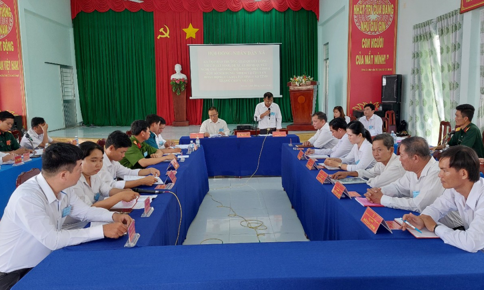 Huyện Châu Thành: Diễn tập chiến đấu xã Thanh Vĩnh Đông 