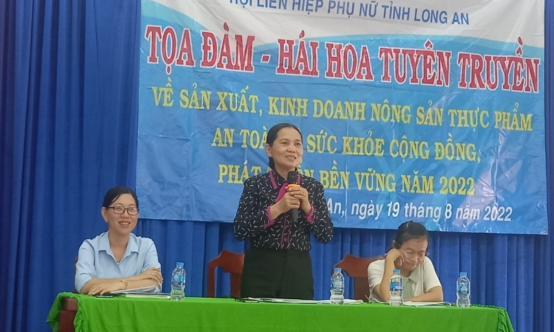 Đức Hòa tuyên truyền về sản xuất, kinh doanh nông sản thực phẩm an toàn vì sức khỏe cộng đồng