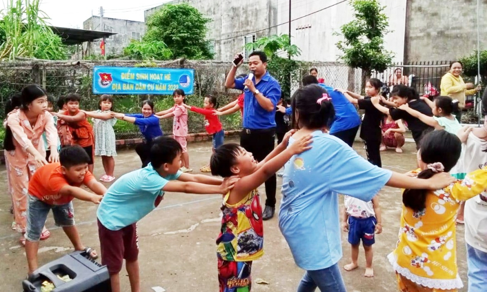 Cần Đước phát huy mô hình sinh hoạt thiếu nhi địa bàn dân cư
