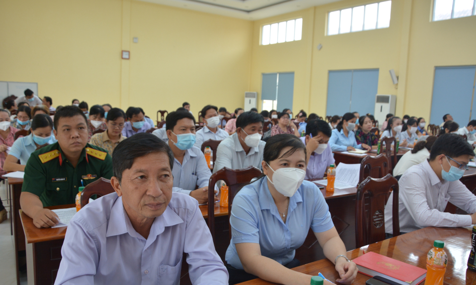 Cần Giuộc tập huấn thực hiện đề án kiếm soát mất cân bằng giói tính khi sinh